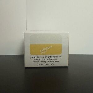 Saturday Skin Yuzu Vitamin C bright eye cream.  Full Size.  Brand New!